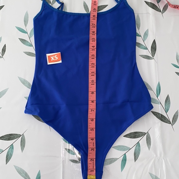 Free People Strappy Basique bodysuit in blue - Picture 7 of 10